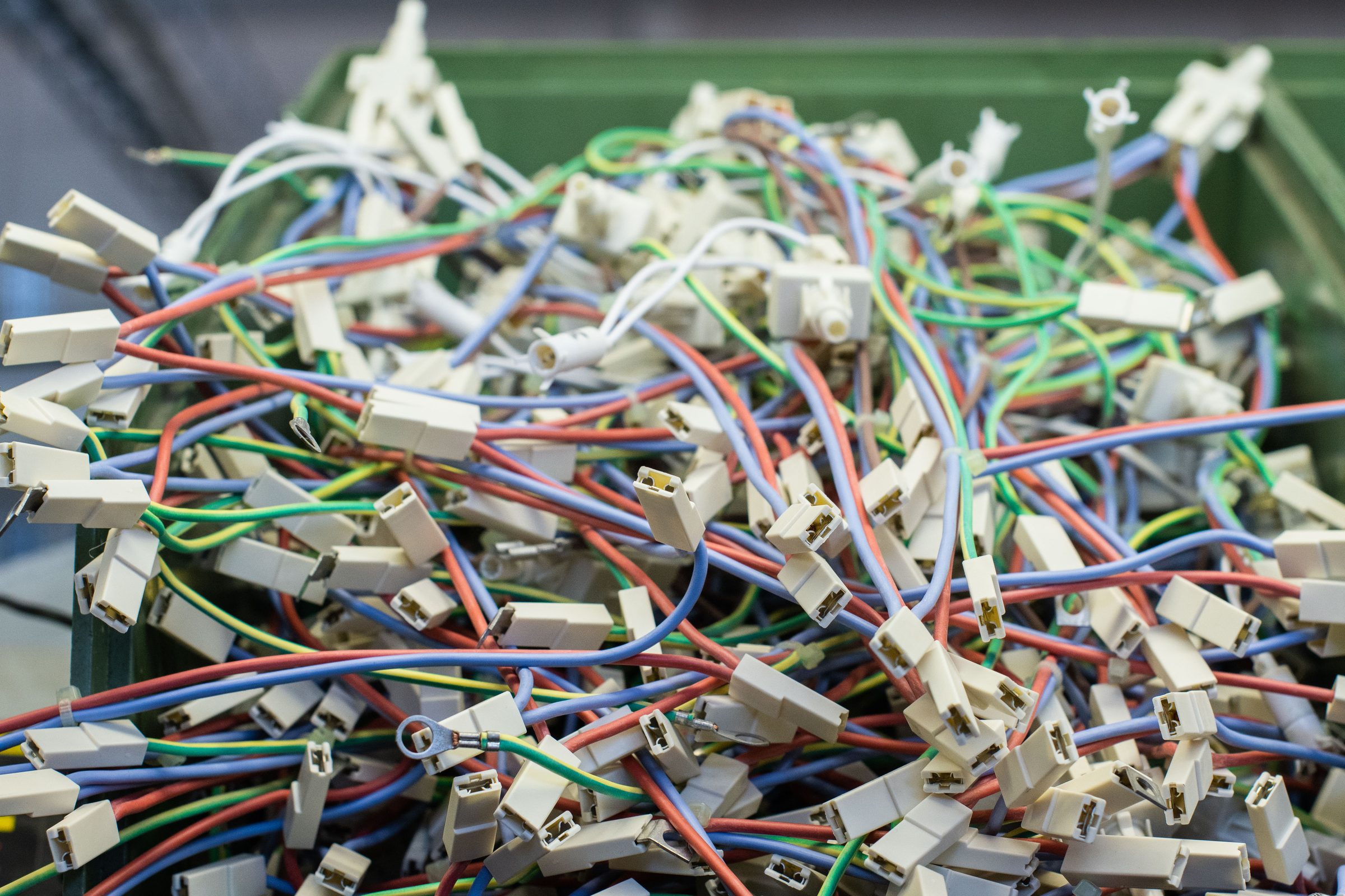 Cablaggi elettrici pronti per il montaggio